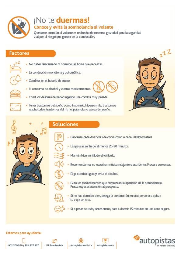 infoautopista's tweet photo. La #FatigaySomnolencia y la conducción no son buenos amigos. Si estas cansado, para y descansa, no te la juegues #BlogAutopistas https://t.co/bDP1NdNR1T https://t.co/5XlAMCjPJt
