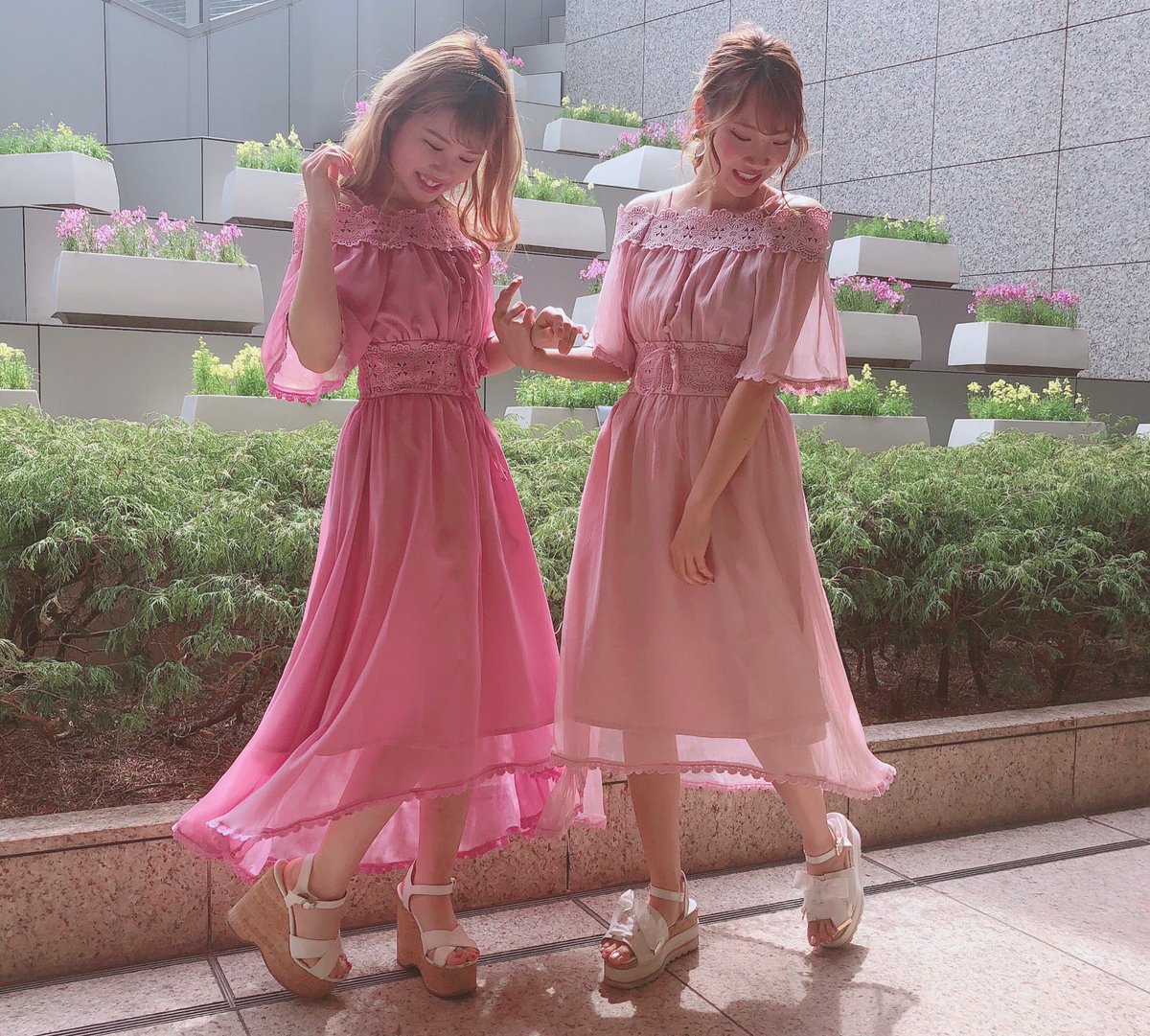 LIZLISA フィッシュテイルワンピ ピンク LIZ LISA على X: 