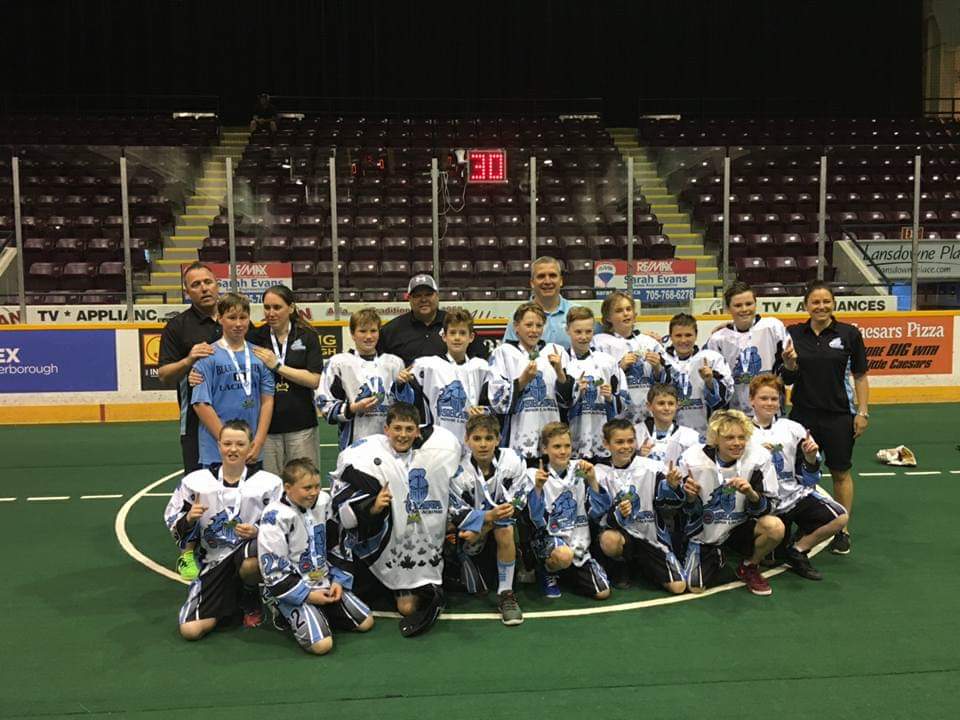LacrosseOshawa's tweet photo. #OBKShoutout to #OBKBantam1 for their hard earn #Gold victory @PtboMinorLax 2019 #LakerClassic π₯ππ₯ Weve even included this teams 2017 Laker Classic Champ. photo!! Thank you Lakers for a great tourney!! ππ https://t.co/36cBc5FpFr