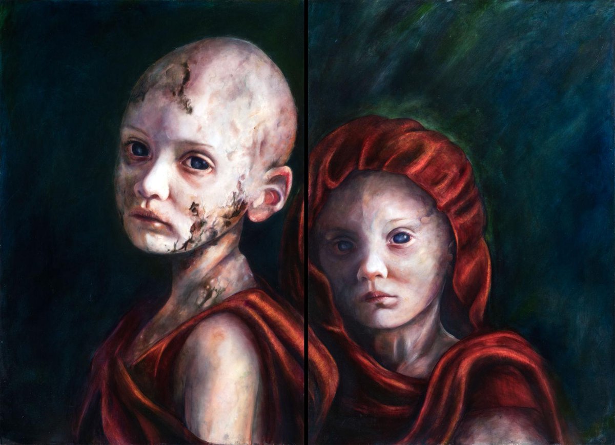 MythpunkArt's tweet photo. MANDEM won #BestinShow at The Gallery at @LakelandCommCol's #MayShow, curated by Mary Trapp Gray (former director of the @OhioArtsCouncil's Riffe Gallery). Photo L-->R is Gray, Kitsuko & Moco of MANDEM, Mary Urbas (of The Gallery at Lakeland), and Maize of MANDEM. https://t.co/0MKnTF2NCd