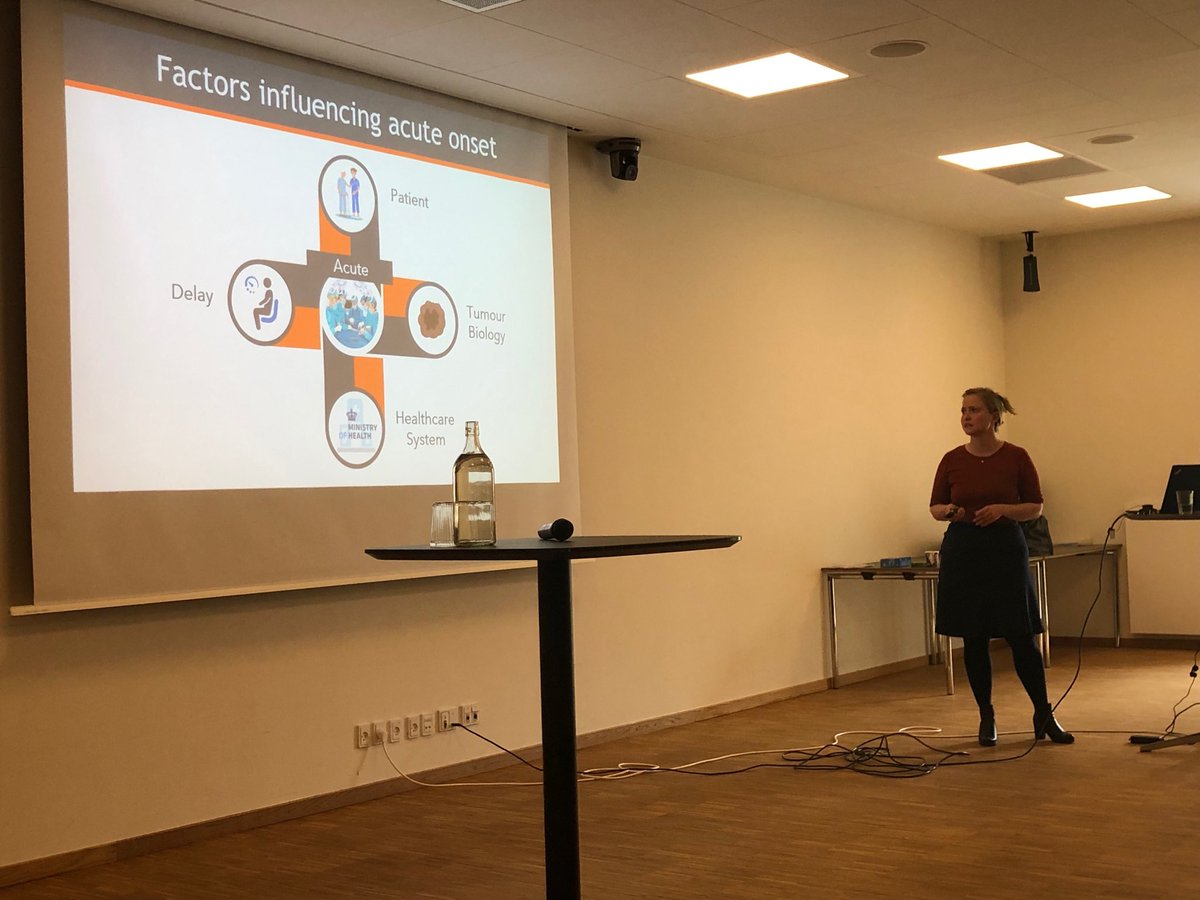 IsmailGogenur's tweet photo. Excellent PhD presentation of @TheaDegett in her phd on acute onset #colorectalcancer #CSSDenmark https://t.co/CkkS2Qhv76