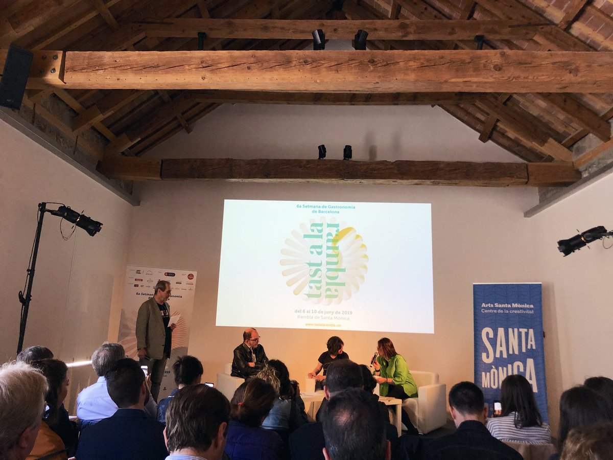 Avui es presenta la 6a edició de la fira gastronòmica <a href="/tastalarambla/">Tast a la Rambla</a> a l’@artssantamonica. No hi podíem faltar! #tastalarambla