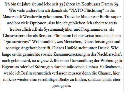 kottbuda69's tweet photo. Wie soviele, bangt auch er um sein Zuhause wenn #ForteCapital hier anfängt ihre "Maßnahmen zur aktiven Wertsteigerung"🤑🤮 umzusetzen #WirBleibenAlle ✊#Mietenwahnsinn #vorkaufsrecht #mileuschutz @Hobrecht59 @Krossener36 @dieffe29 @Schoeneweider20 @Sander11_11a @Box32B @u67bleibt https://t.co/0D1X6aalpu