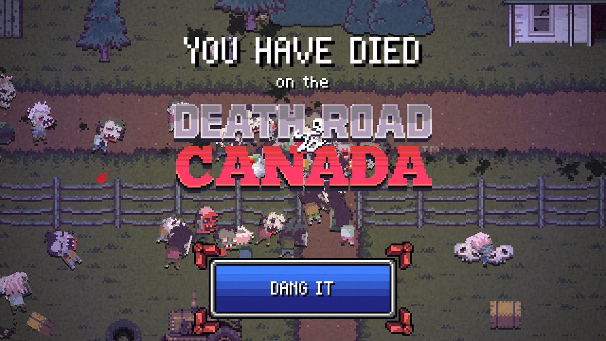 Consol3Gam3r's tweet photo. Died 8 days away from Canada #DeathRoadToCanada #NeverGoingToMakeIt #NintendoSwitch https://t.co/n8d40B9JKY
