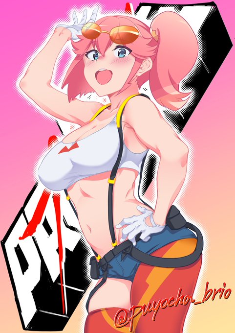 アイナちゃん描きました～ 
#プロメア 最高でした! 