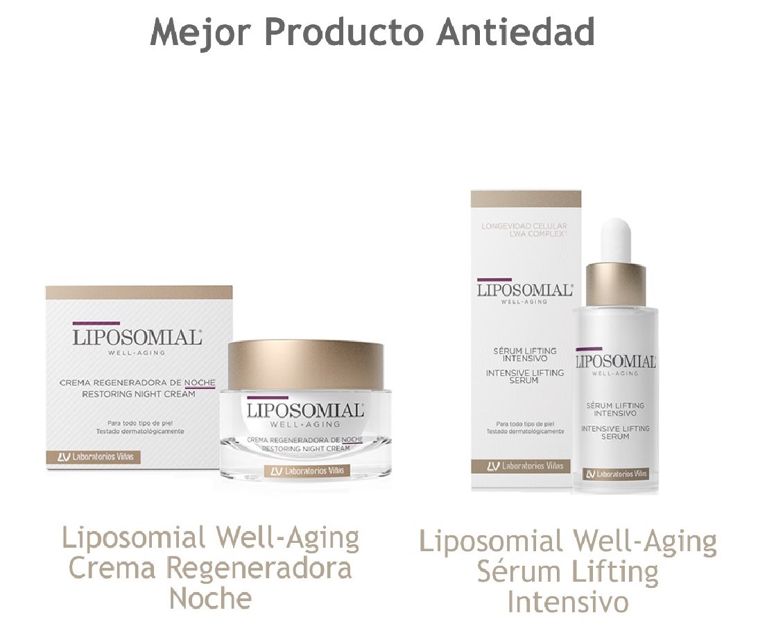 labvinas's tweet photo. #LIPOSOMIAL #WELL_AGING Crema Regeneradora de Noche y Sérum Lifting Intensivo de Laboratorios Viñas nomidados a MEJOR PRODUCTO ANTIEDAD en la 6ta Edición de #PremiosiDermo ¿Nos votas? ▶️https://t.co/wQO8wJqm4y @idermo_es https://t.co/ubuQsDXSCm