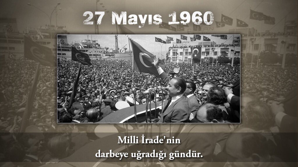 aketimesgut06's tweet photo. Milli İrade'nin darbeye uğradığı gündür
#27Mayıs https://t.co/MCi8ANucFx