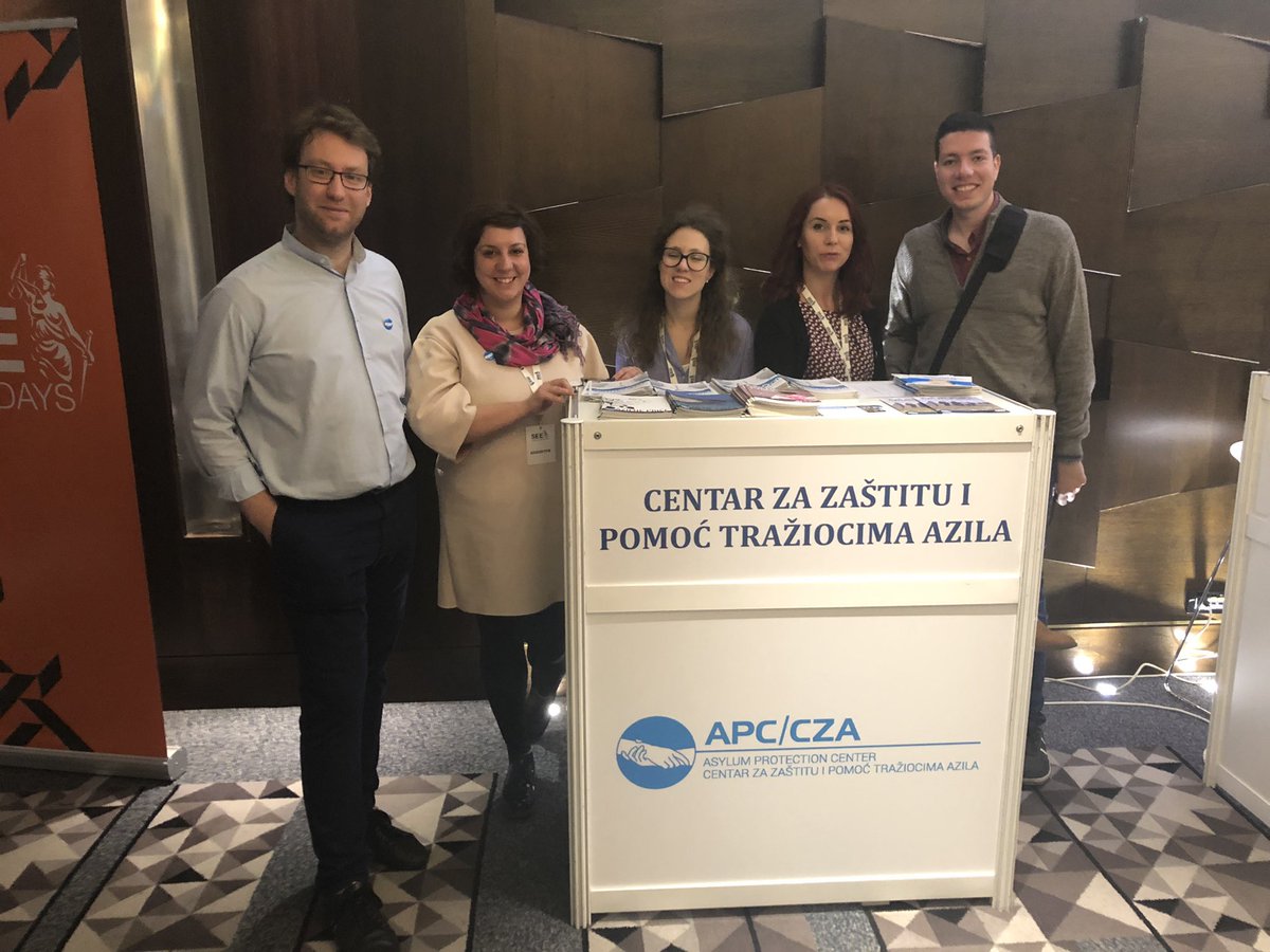 APC_CZA's tweet image. Visit us today/tomorrow in the “Legal Days of South East Europe”  fair,Metropol,Belgrade. APC is participating as the oldest organization providing professional legal aid to asylum seekers/refugees since the start of the asylum system in Serbia #HumanRights #SEELD #crdefenders