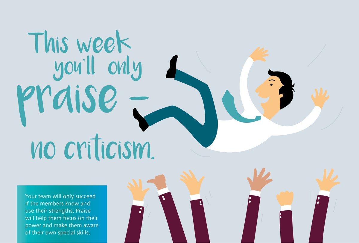 C22/52: Lead by praise, not criticism!
This will help the team to develop strengths.
-> Strengthen Strengths
-> weaken weaknesses
How do you implement this? Share with #LDSC19
#leadership