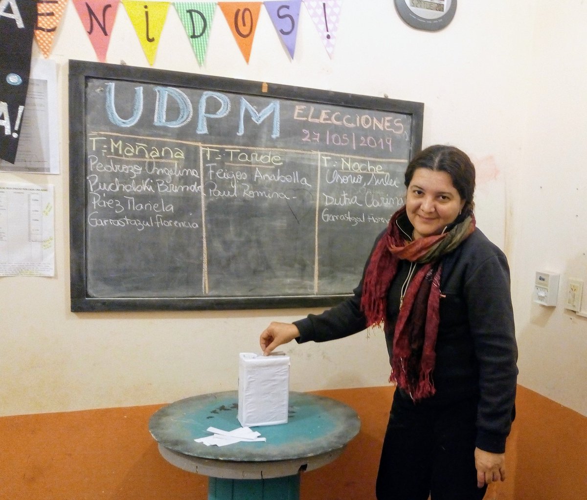 rominapaulgurri's tweet photo. Elecciones delegados escolares UDPM #CEP57 turno mañana @mariluleverberg @normacuquejo https://t.co/XlKoOKFPOc