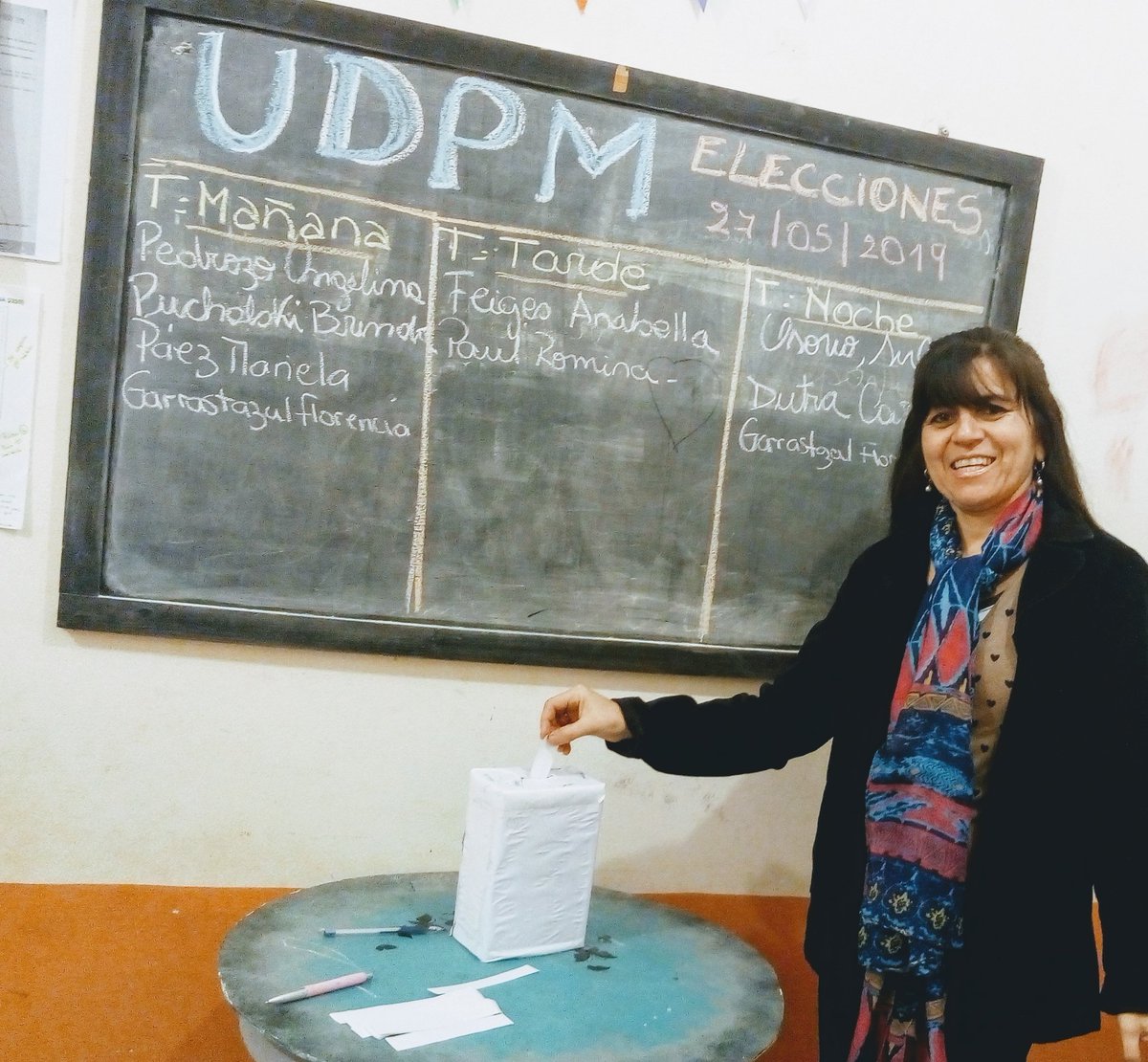 rominapaulgurri's tweet photo. Elecciones delegados escolares UDPM #CEP57 turno mañana @mariluleverberg @normacuquejo https://t.co/XlKoOKFPOc