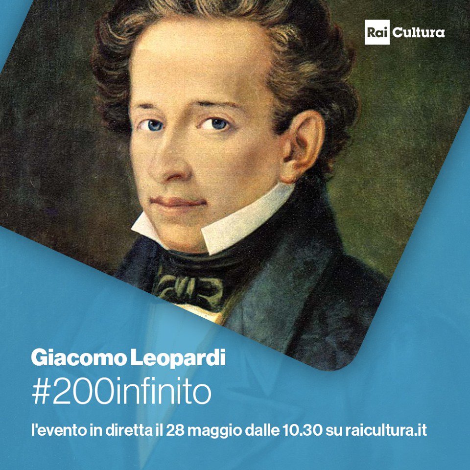 RaiCultura's tweet photo. Oggi è #200infinito: un flash mob organizzato da @MiurSocial che attraverserà il Paese e unirà piazze e scuole nella lettura de "L’Infinito" di Giacomo Leopardi. 

In diretta streaming su https://t.co/e1hMm1CHA4 dalle 10.30. 

INFO: https://t.co/2TbMyqY4u6 https://t.co/A3xGreRVC9