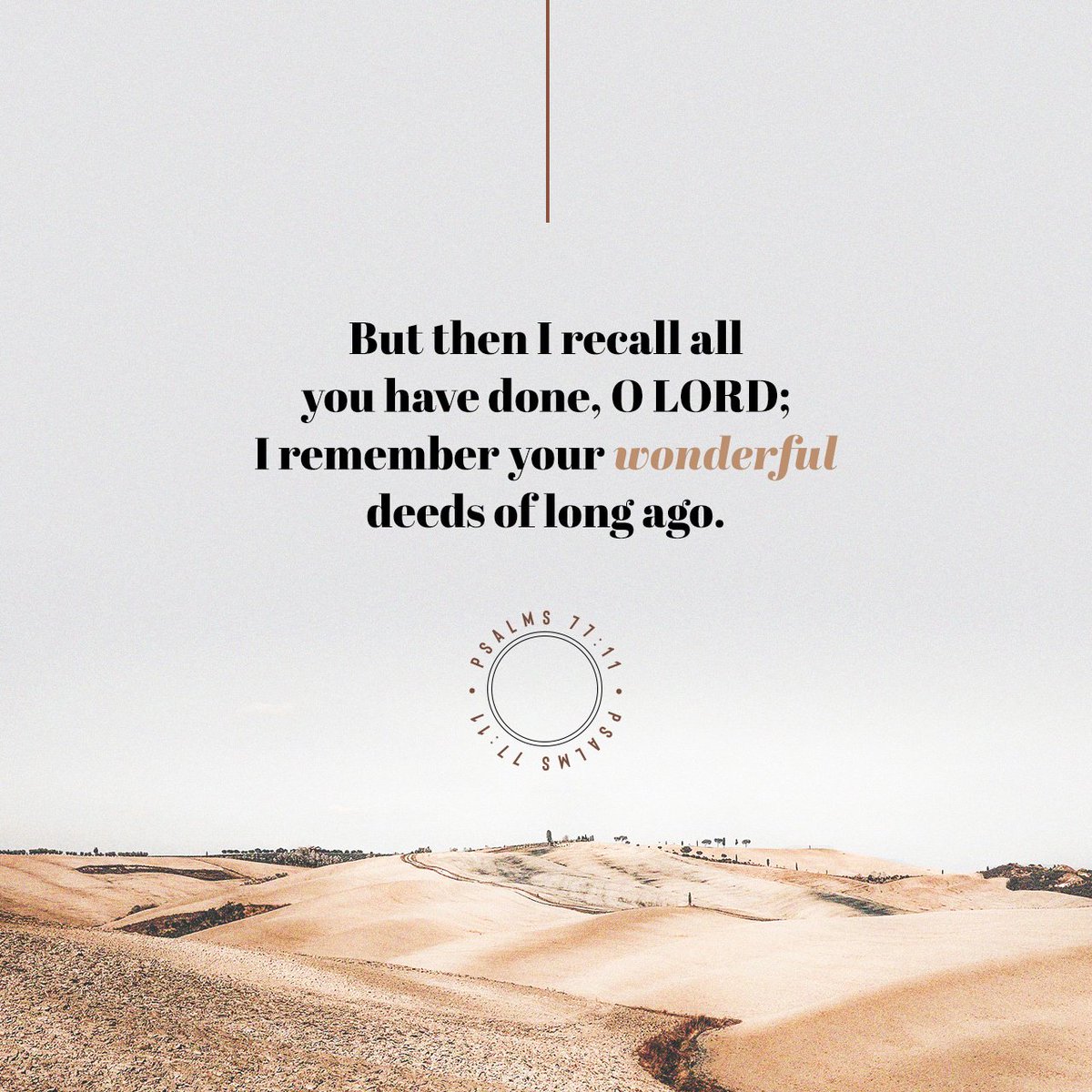 MessiahThreads's tweet image. But then I recall all you have done, O LORD; I remember your wonderful deeds of… bible.com/116/PSA.77.11+…