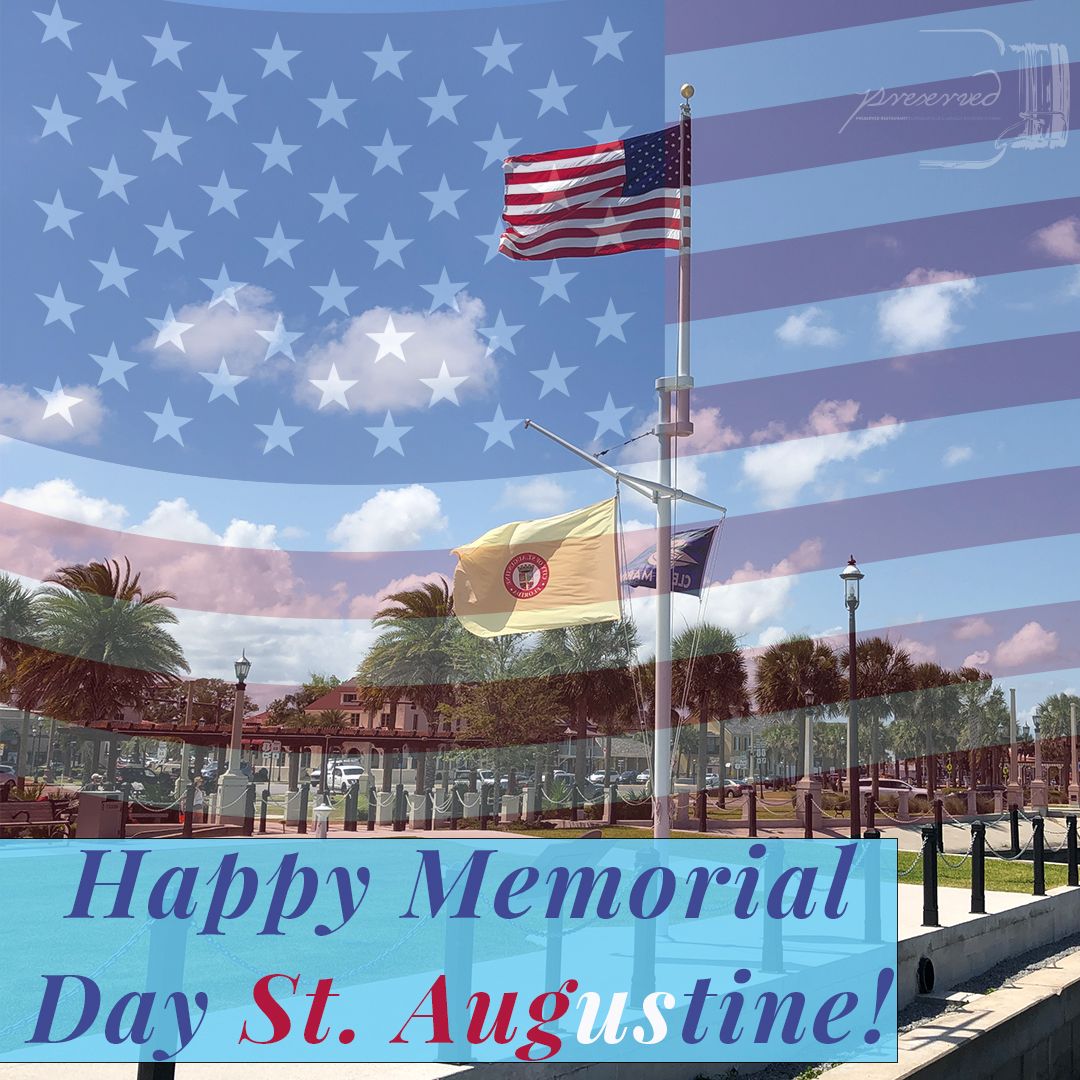PreservedStAug's tweet photo. 🇺🇸🇺🇸🇺🇸 We'd like to express our sincere gratitude to the heroes that protect our freedom and remember those that gave the ultimate sacrifice for our country. Have a great Memorial Day!

#MemorialDayWeekend2019 #ChopShopSTA #ThankYouForYourService #staugustine #loveFL https://t.co/JJHzc97xiW