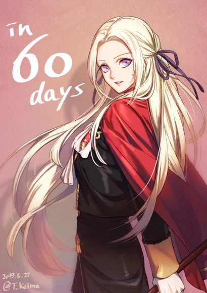 発売日まであと60日!エーデルガルト
 60 days until release date ! Edelgard 
#FE風花雪月 #FireEmblem #ThreeHouses 