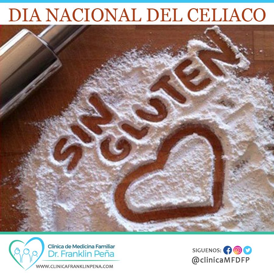 clinicaMFDFP's tweet photo. La enfermedad celíaca es una afección del sistema inmunitario en la que las personas no pueden consumir gluten porque daña su intestino delgado. El gluten es una proteína presente en el trigo, cebada y centeno. 
#TuSaludLoPrimero #EnfermedadCiliaca #Sintomas https://t.co/SGG3strQlZ