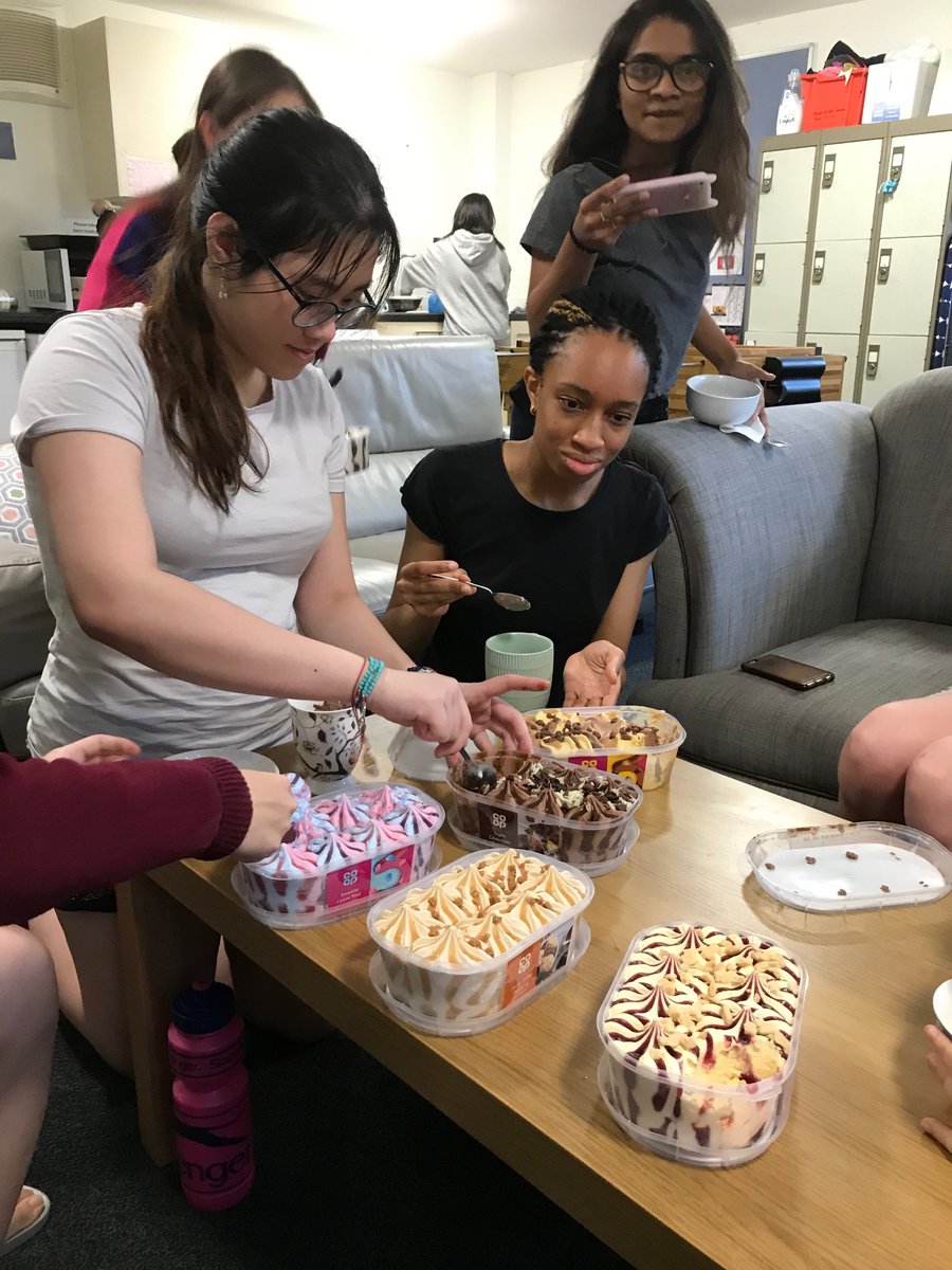 Adcote_Boarding's tweet photo. When you crave ice cream and the Head of Boarding arrives with some! Very happy Sixth Form :) #icecream #funevenings #muchneeded #breakfromrevision #alevels2019 https://t.co/ApCU5Xfq2R