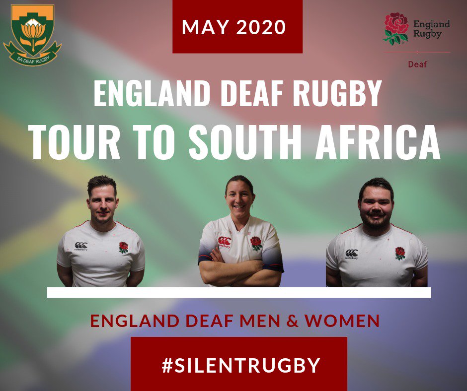 🎙🌹<a href="/deafrugby/">England Deaf Rugby Union (EDRU)</a> are delighted to announce a men’s &amp; women’s tour to South Africa, with a 3 Test series against the Deaf Boks for EDRU Men &amp; a planned international fixture for EDRU Women. More to follow!

#silentrugby