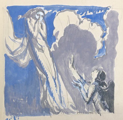 Nocturnerived's tweet photo. Alfred de VIGNY - Eloa ou la soeur des anges - Illustrations de Maurice Denis 
La librairie Auguste Blaizot vous présentera un bel ensemble de reliures à décors peints lors de la #NRD2019
#nocturnerivedroite #artrivedroite #art #artlovers #artevents #library #nature #devigny https://t.co/59VfIrJKex