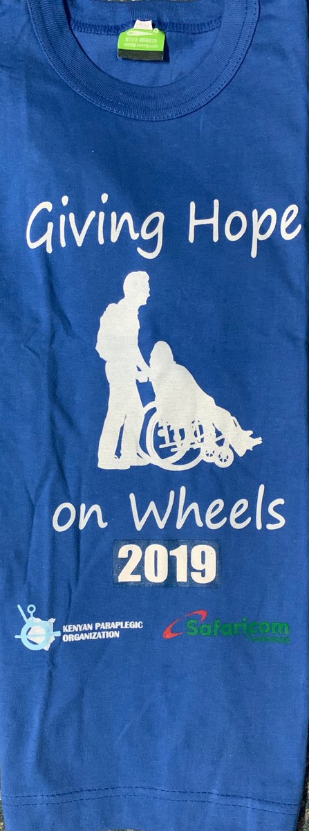 KenyanParapleg's tweet photo. Available T-shirt Sizes For The Hope on Wheels Walk on the 8th of June 2019

XXL/XXXL (Double X Large)

XL (Extra Large)

L (Large)

M (Medium)

S (Small)

XS (Extra small)

10-12 years size

5-8 years size

call 0725445927 or 0736129147 to order https://t.co/LTLpD7JZXn https://t.co/DBdNu44Uzf