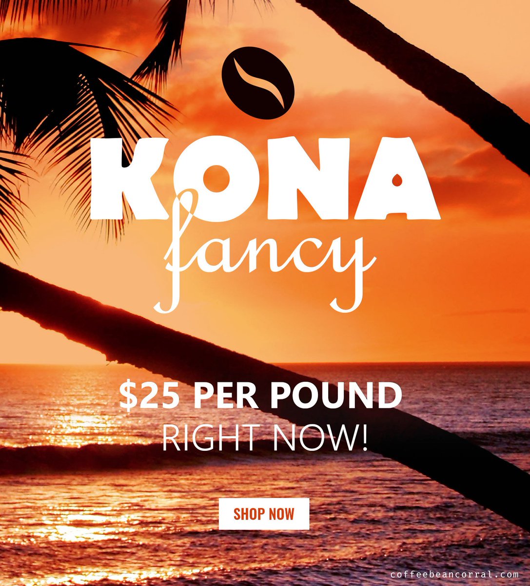 One Day Only!
We have 700 lb of Kona Fancy in-stock and ready to ship, and today only it's just $25 per pound. Supplies are limited - get yours before it's gone! #kona#memorialdaysale