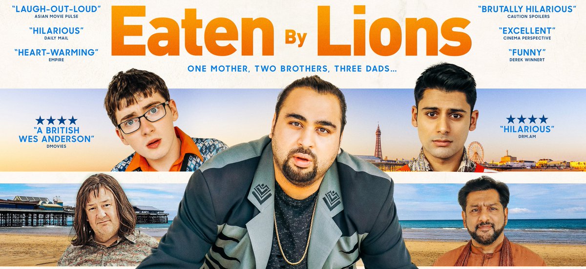 ★★★★ “Seedy seaside comedy treat” writes <a href="/PeterBradshaw1/">Peter Bradshaw</a> : bit.ly/2JJhe47
Pre-order the award-winning and hilarious British comedy NOW!  🇬🇧🦁🍿
amazon.co.uk/dp/B07Q38P9P8/