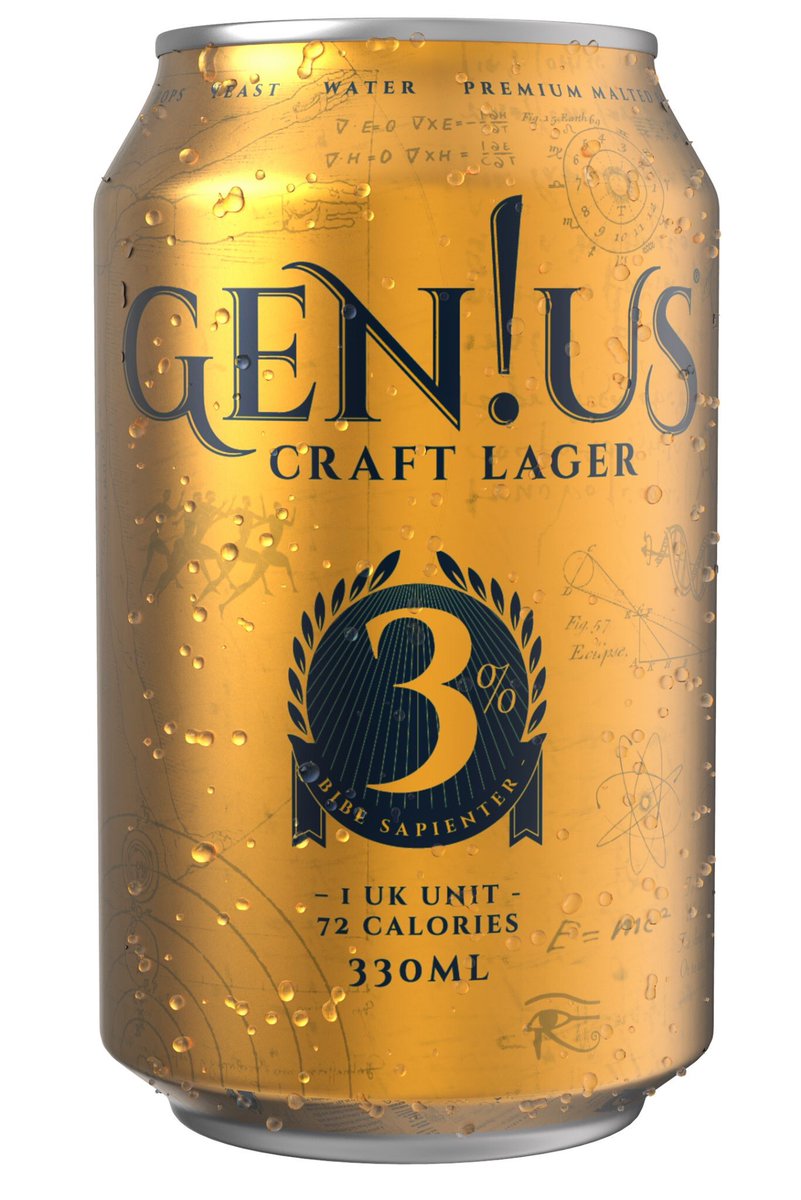 StirlingTouch's tweet photo. Excited to announce sponsorship for Stirling Storm STS 2019, MVP awards!
UK's first light craft lager, Gen!us offers craft quality with less alcohol and fewer calories than an apple! #smartdrinking.
5p from every can of Gen!us goes to myname'5doddie. @GeniusBrewing #scottishtouch https://t.co/mwf450V4pA