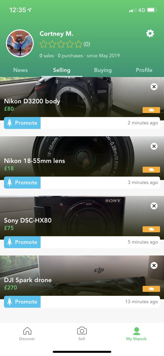 CjmsVlogs's tweet photo. If you are looking for cheap camera gear check out our Shpock ♥️♥️ https://t.co/RRb8l9ZkKR