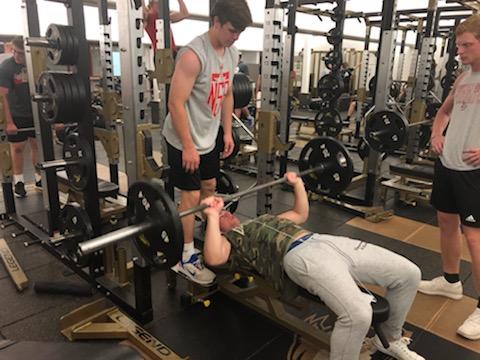 CoachRyan_WHS's tweet photo. #NorthSquad pounding iron and attacking the weight room after a double practice session. @NEShrineBowl These young men get it. https://t.co/c2iC1La5I2