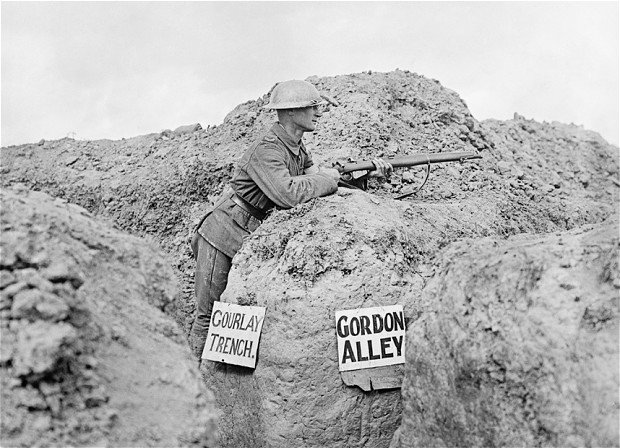 Did you know, British Soldiers would try to make the trenches as comfortable as possible by making it into a bar or club? They would hang posters on the muddy walls and even hang up signs, naming the trenches like you would name streets. #WorldWarI #LifeintheTrenches #Verdun