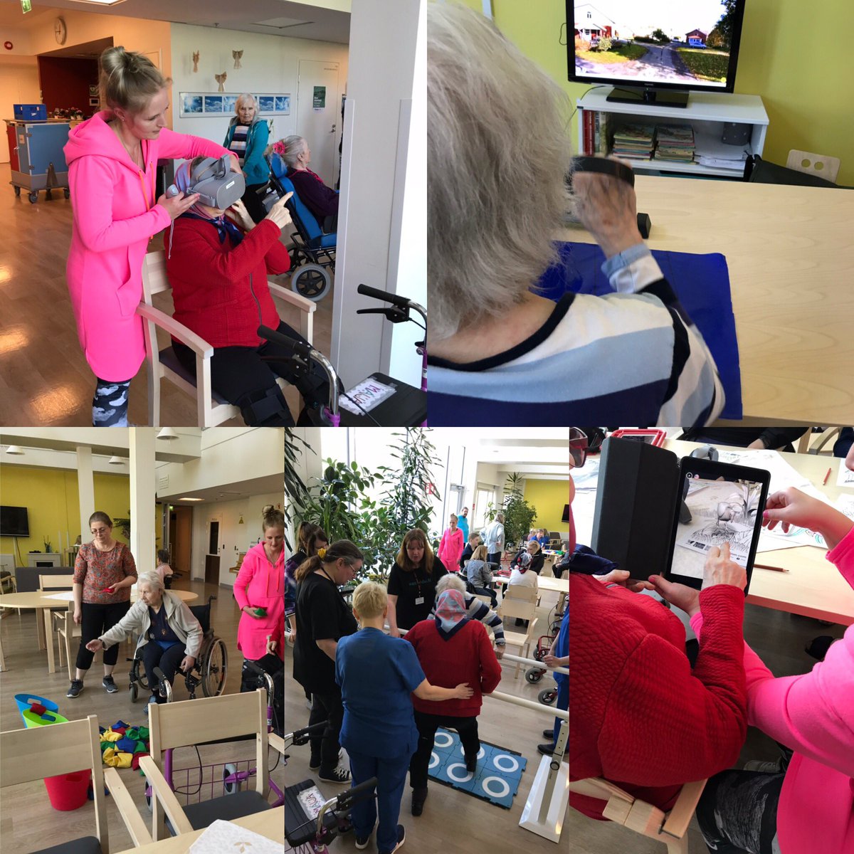 Digitaalisuuden mahdollisuuksia☀️PalmuPorissa Ulvilan TVK 11 lh-opiskelijoiden kanssa☀️MotoTiles, Memoride, maisemia Reposaaresta VR-laseilla, piirrokset elämään Quiver-ohjelmalla, Kupit Nurin-peli☀️#digihealth #sataedu #meditas #pori #hyvinvointiteknologia #samk