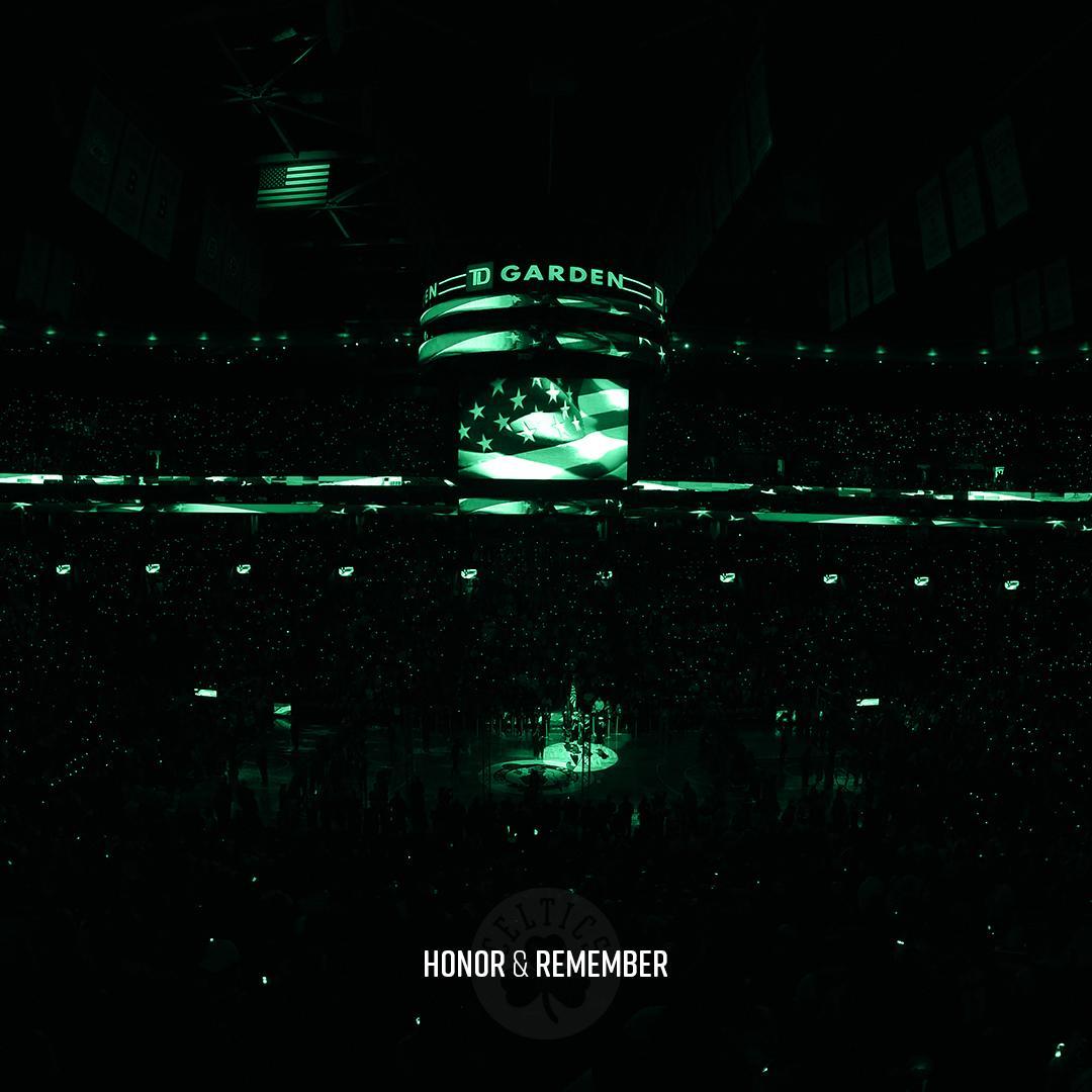celtics's tweet photo. Honor and Remember 🇺🇸 #MemorialDay https://t.co/OcRPne4nUm