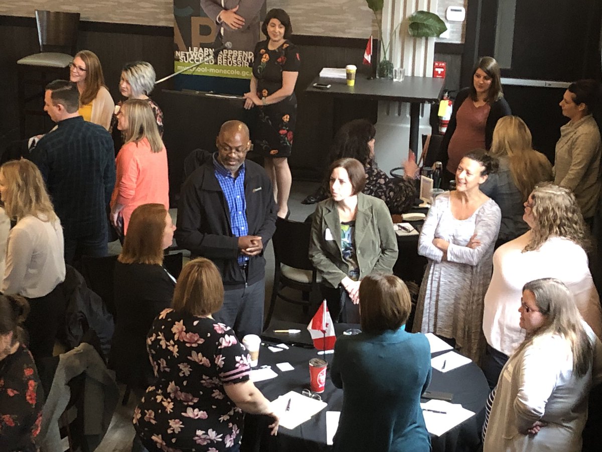 #admin2019 kick start at the learning day for Admin Professionals in Moncton. Some solid networking goind on!