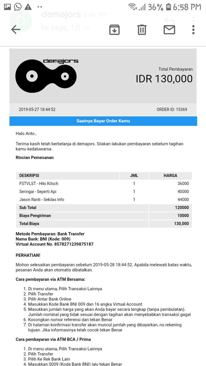 Kode bank bca 0009