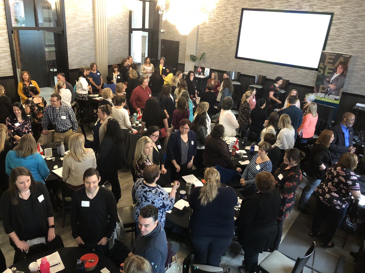 #admin2019 Admin community super involved in Moncton today!