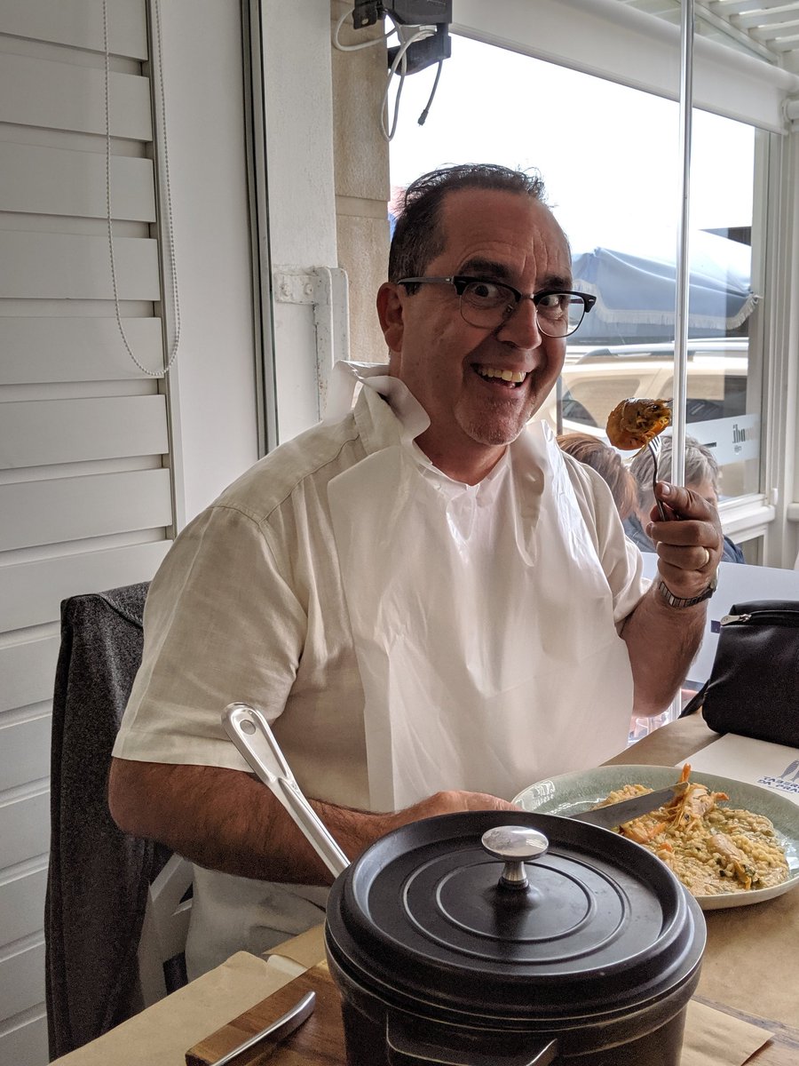 Our host, Pedro, enjoys his fish restaurants 😀
