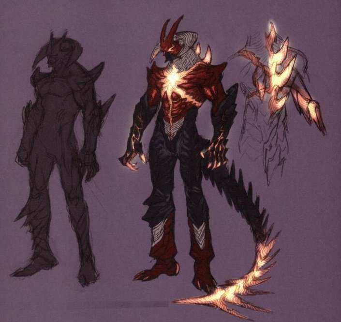 Brohlander1's tweet photo. Sin Devil Trigger from Devil May Cry 4 Artbook
#DevilMayCry 
#DevilMayCry4 https://t.co/mNXCwBGXKQ
