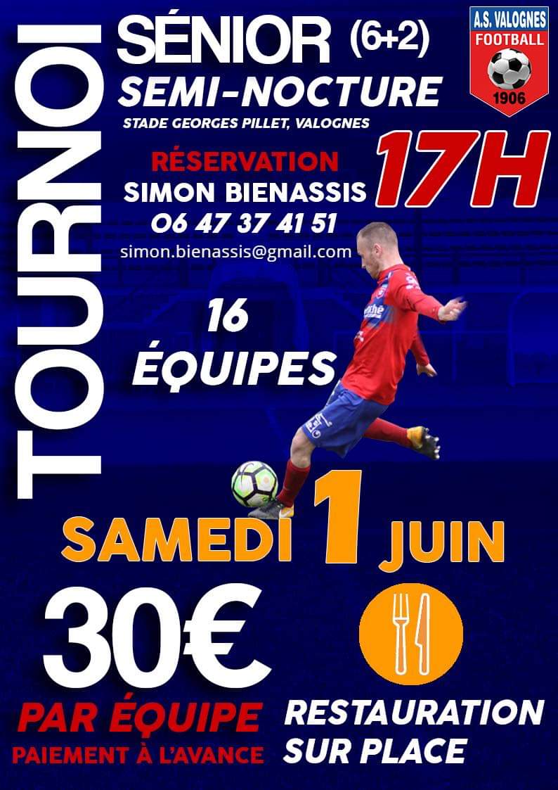 Inscrivez vous il reste encore quelque places ! N'hésitez surtout pas !⚽️⚽️ Avec une très bonne organisation! N'hésitez pas à RT merci
