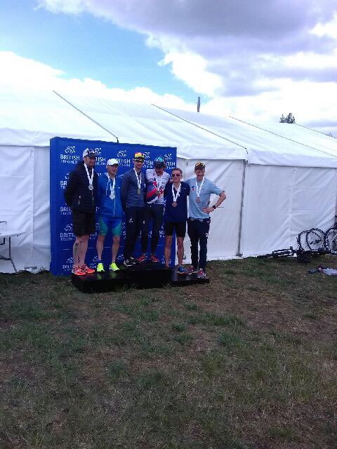 British Paratriathlon Championships. 3rd place PTVI! Huge thanks to @LukeyBlueEyes, <a href="/chris_brown9712/">Christian Brown</a> and <a href="/OrbitTandems/">OrbitTandems</a> for all their help and support. Congratulations to <a href="/davellisgb/">David Ellis</a> and Iain Dawson!