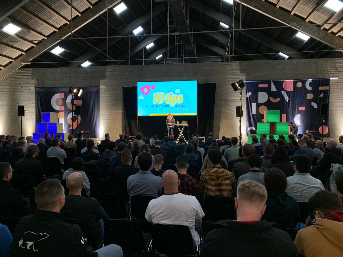 Fedosja's tweet photo. Such a rollercoaster! #codegarden was amazing, friendly, fun and overwhelming (in a good way 😉). I’m grateful for all the positive feedback on my talk, the conversations with interesting people, the warmth of the community and ofcourse: the awards 🙌🏼 #cg19 #umbraco https://t.co/WY3oVOjw50