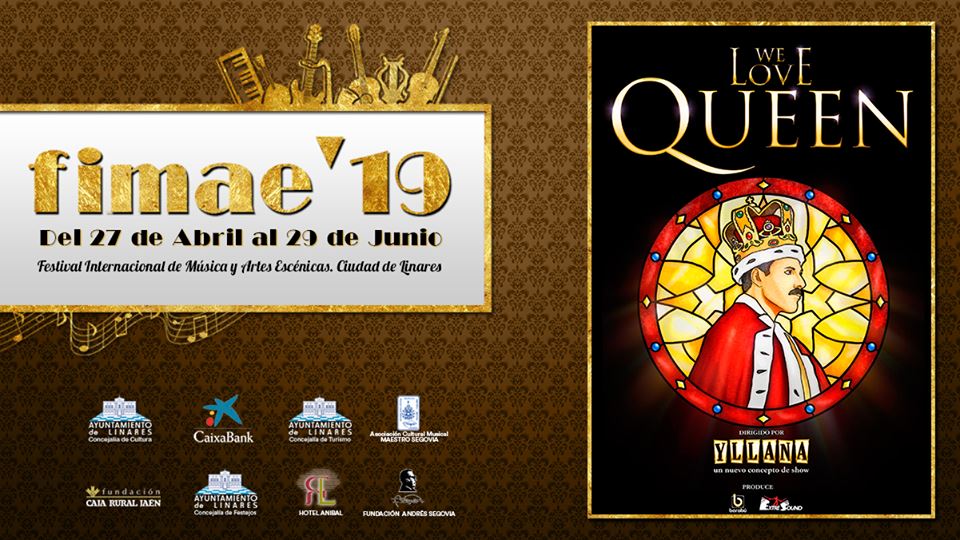 jaenturismo's tweet photo. El musical #WeloveQueen" de @yllana_p llega este viernes al Teatro Cervantes (21h) de #Linares. No te pierdas su espectacular puesta en escena y su música en directo. https://t.co/jCcNK7nie1 @aytolinares @TurismoLinares #JaénAgenda #cultura #música #artesescénicas #FIMAE https://t.co/Xz1O44F89n