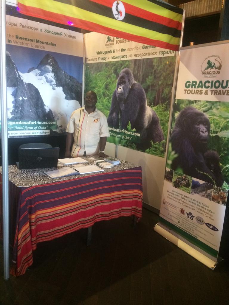 #UgandaMoscowExpo
The expo is going till 31st if you were yet to Cancel don't Miss out on our  #wildlifesafaris #gorillasafari #gorillatrekking #gorillatours #gorillatrekking
@UTAuganda @Tourismuganda @ugandaexports @UgandaMFA @ugwildlife @MTWAUganda @UgTourismBoard