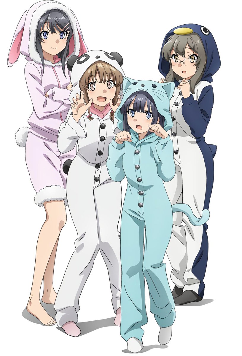 Twitter 上的 Pragmático Holdings："Seishun Yarou Imaginad una fiesta de pijamas... #aobuta #aobuta_anime #anime https://t.co/bAnx32tszO" / Twitter