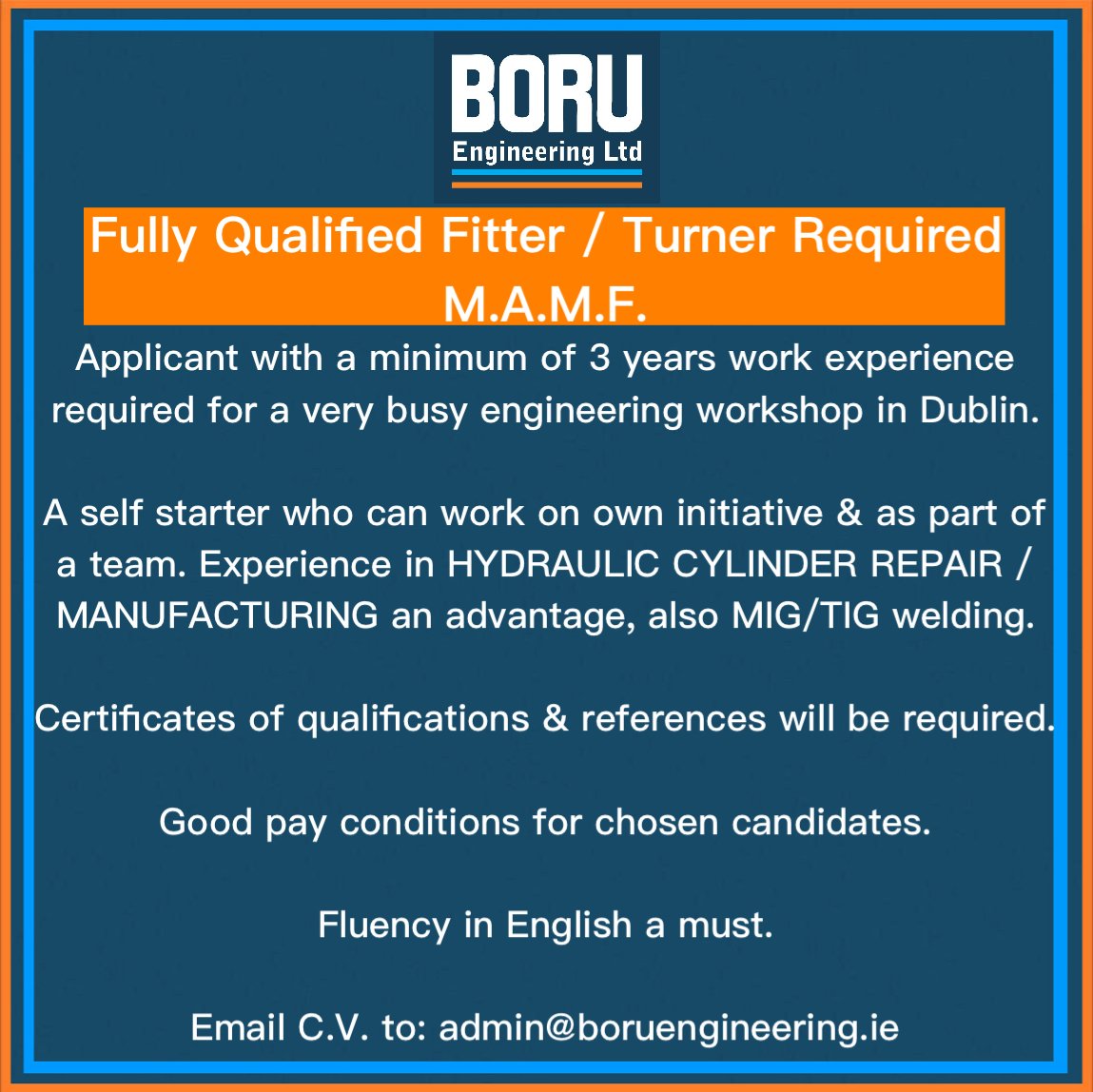 BoruEngineering's tweet image. #JobFairy #Hydraulic #Engineering #Dublin #Ireland #RT
