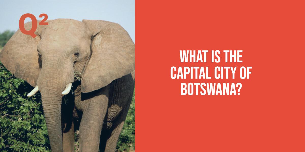 What is the capital city of Botswana? #geography #quiz