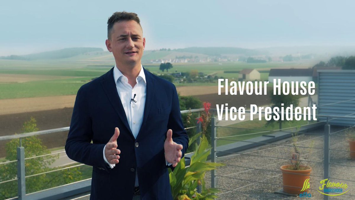EFFA_Flavour's tweet photo. Today, Flavour House Vice President Matthias Thienel shares his passion for the #flavour industry, an outlook on the importance of flavouring and the skilfulness needed to produce it. Watch the video here -> https://t.co/PKbT00jjZo
#FlavourPro  #FlavourAmbassadors @MTh2305 https://t.co/XHi64bdLxl