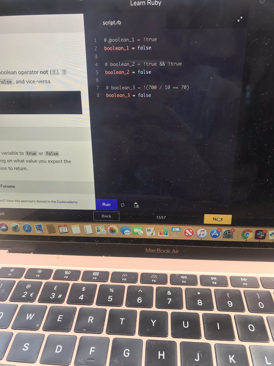 dianaisadina's tweet image. #Ruby was close to getting me fucked up but I’d like to thank my secondary and high school Maths teachers for playing games that put these to shame 😄🙊
#learningtocode #booleanstrings