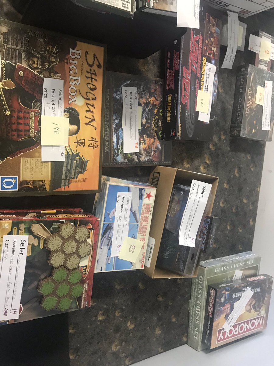 GrognardStore's tweet image. Please come pickup your items left over from the garage sale! And spend your credit! 
We are also making offers on most of the models. 
Any items not picked up by end of the day Saturday June 8th will be considered a donation to the store!  
Thanks. 
Pics are some of what’s left