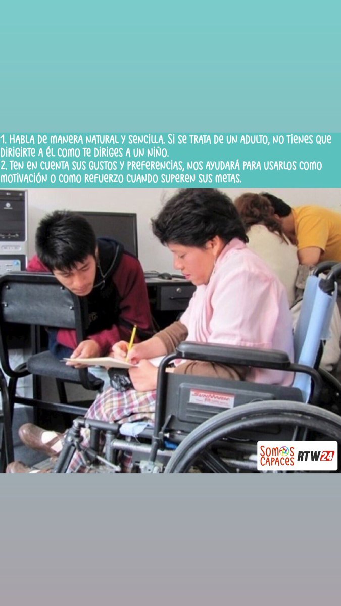 somoscapaces_ec's tweet photo. Hoy les dejamos estos consejos para potenciar la autonomía de las personas con discapacidad. 👆🏻👭👬👫 ❤️ #inclusión #personascondiscapacidad #discapacidad #accesibilidad #diversidad #disability #derechos #rtw24 #SomosCapaces #tv #mundoinclusivo @majosetoledor https://t.co/F1LNBvP2cC