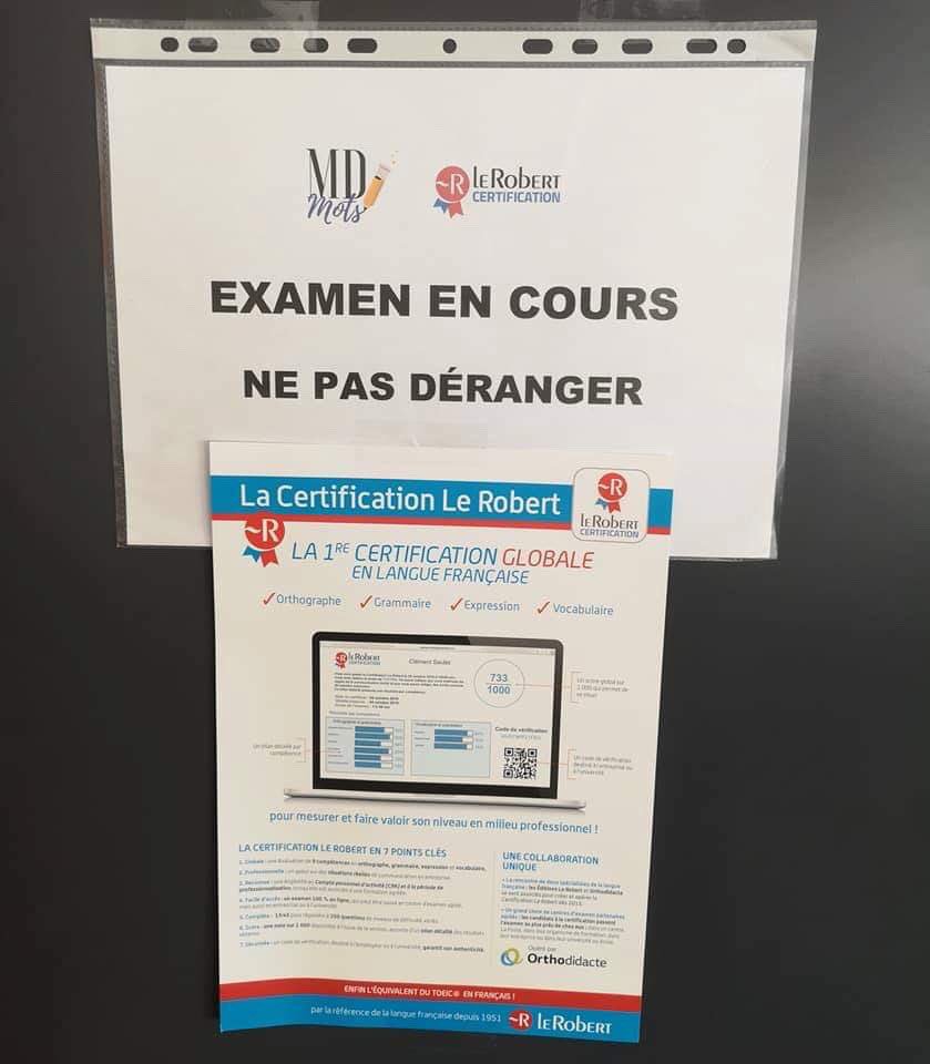 MDMots's tweet photo. Petit bilan spécial Certification #LeRobert ! Un grand bravo à Cathy et à Fabien pour leur très joli score (respectivement 943 et 866) 💪 Félicitations également à nos 8 autres élèves pour leurs résultats 👏 La langue française a encore de beaux jours devant elle 🤗 #formation https://t.co/dXKu3e1aRC